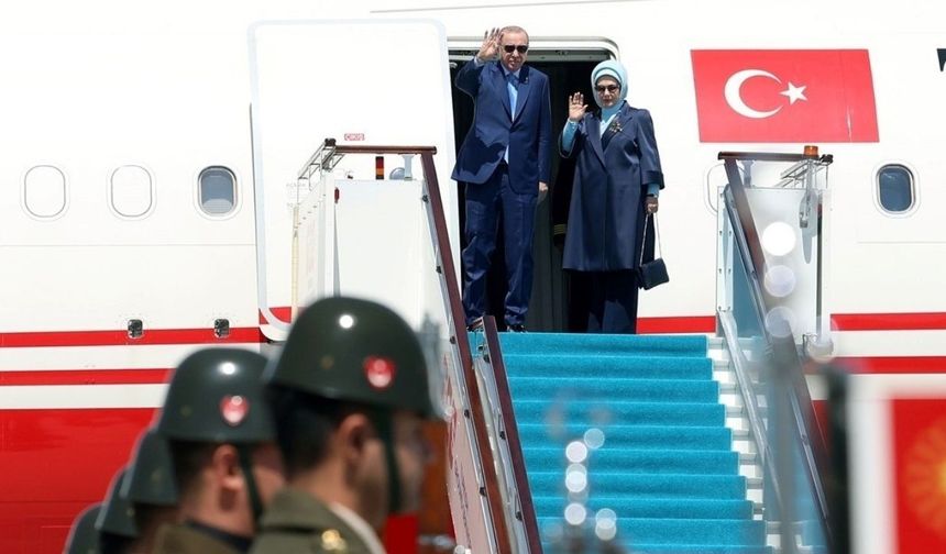 Cumhurbaşkanı Erdoğan Kazakistan'a Hareket Etti
