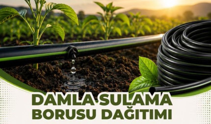 Kalecik’te Çiftçilere Yüzde 50 Katkılı Destekli Sulama Borusu Desteği