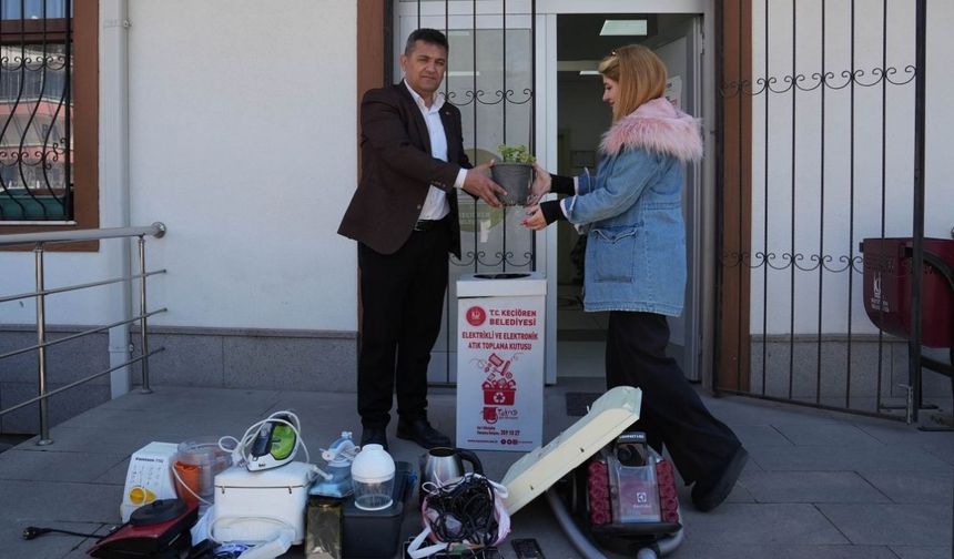 KEÇMEK Merkezleri Elektronik Atık Toplama Noktası Oldu