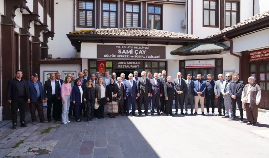 Polatlı Halkı Bayramlaşma Töreninde Bir Araya Geldi