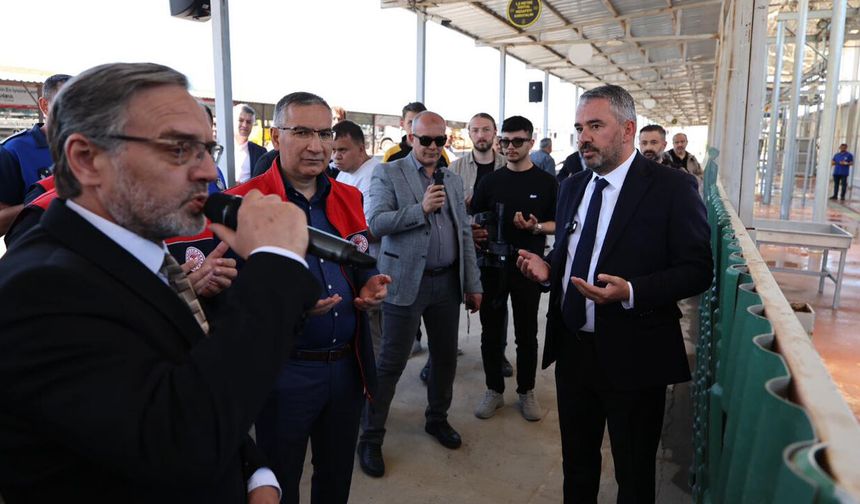 Pursaklar Gümüşoluk Kurban Alanında Kesim Provası Yapıldı