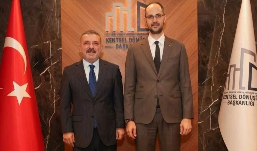 Başkan Ercan ve Başkan Hakkı Alp ile Bir Araya Geldi