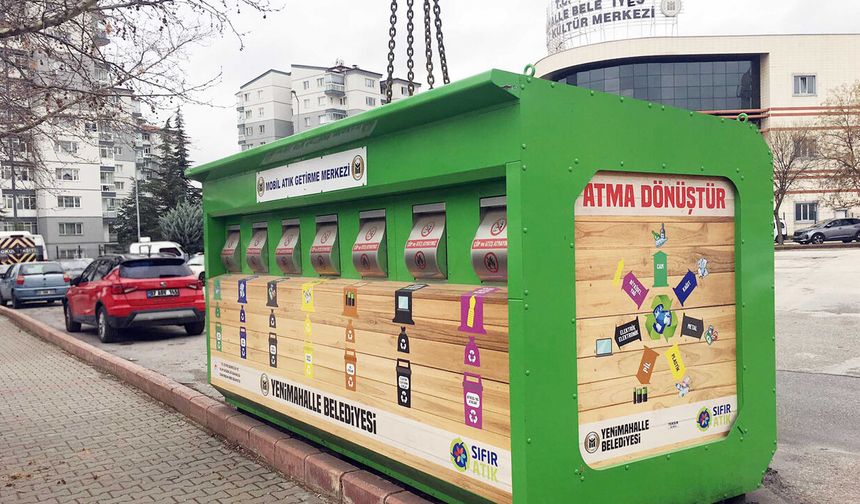 Yenimahalle'de Sıfır Atık Ağı Genişliyor: 25 Yeni Merkez Daha Kuruldu