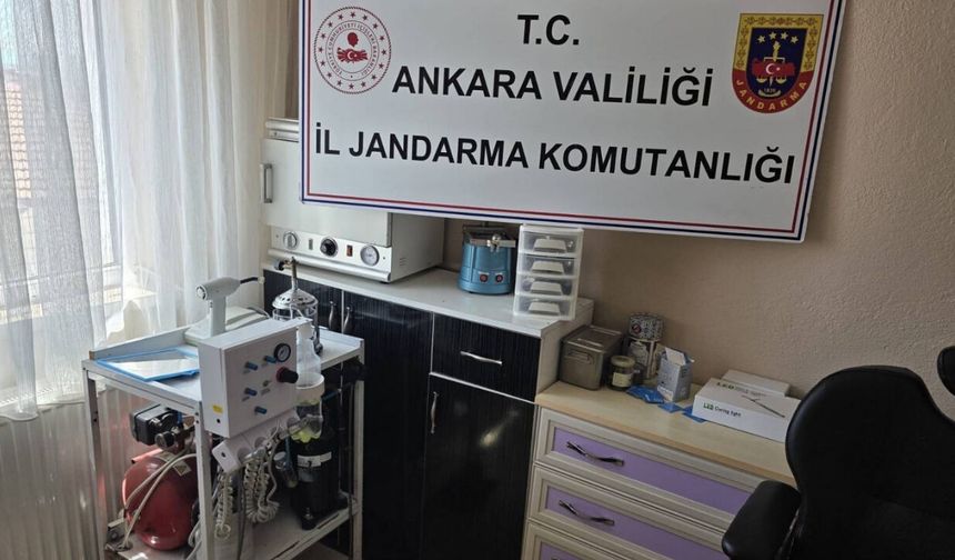 Ankara Kahramankazan’da Sahte Dişçi Gözaltına Alındı