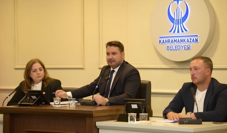 Kahramankazan'da Meclis Toplandı: Yeni Yatırım Yolda!