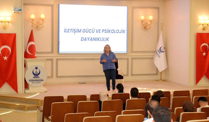Kahramankazan Belediyesi Personeline Psikolojik Dayanıklılık Eğitimi