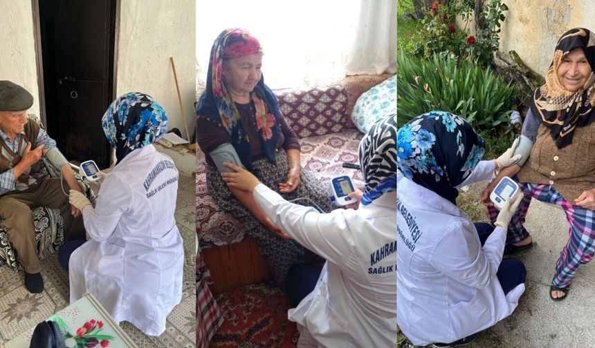 Kahramankazan'da Sağlık Ekipleri Yaşlı ve Hastalar için Seferber Oldu