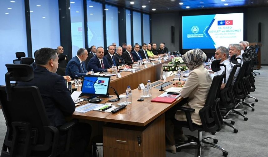 İçişleri Bakanlığı’nda NATO Zirvesi Öncesi Güvenlik Toplantısı