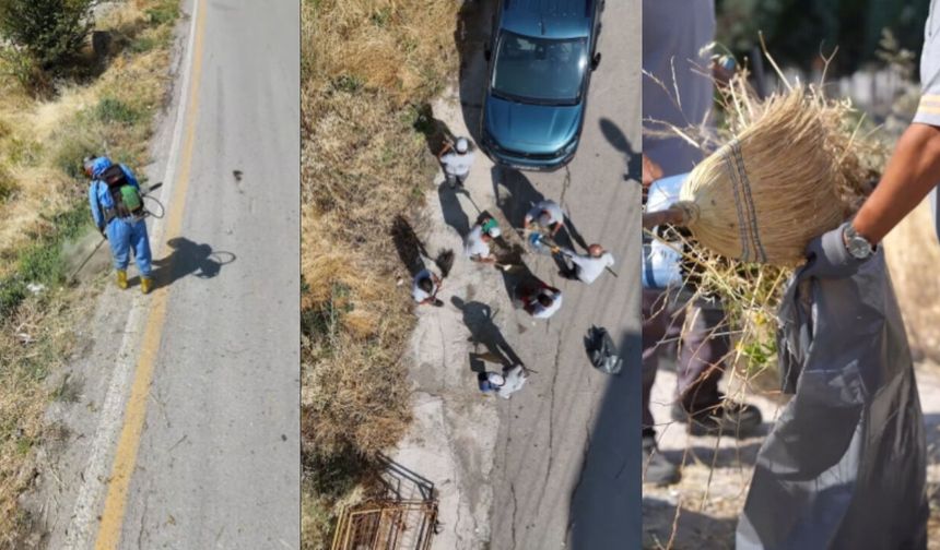 Beypazarı Başağaç Mahallesi'nde Temizlik Çalışmaları Sürüyor