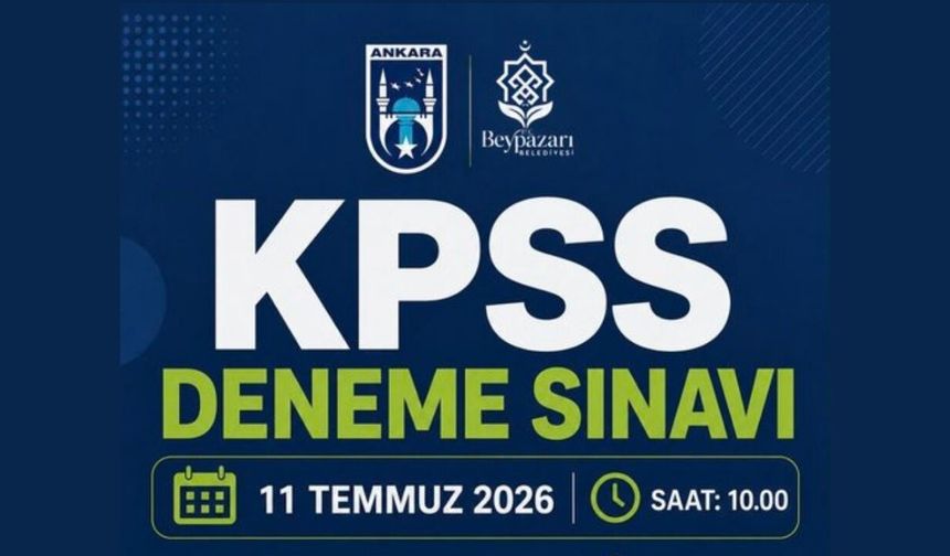 Beypazarı Belediyesi'nden KPSS Adaylarına Ücretsiz Deneme Sınavı