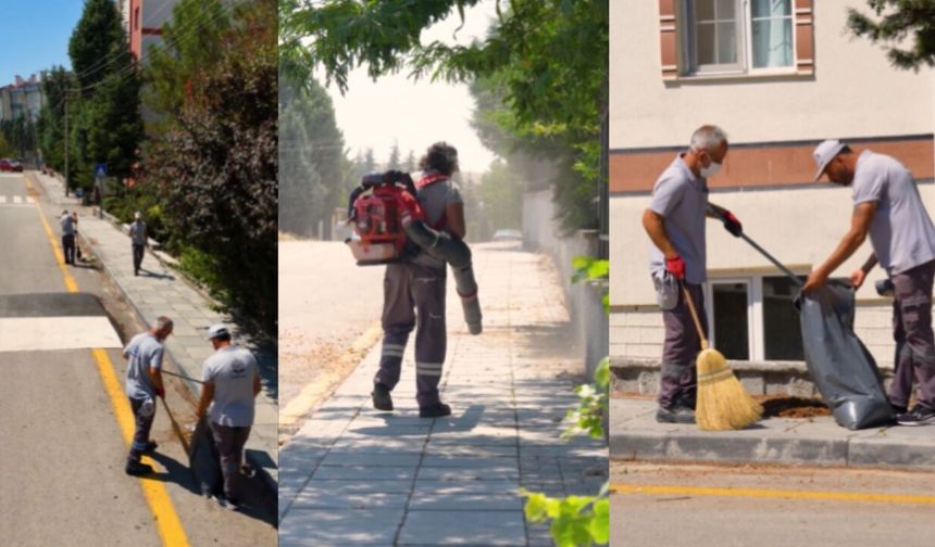 Beypazarı'nda Çevre Temizliği Çalışmaları Aralıksız Sürüyor