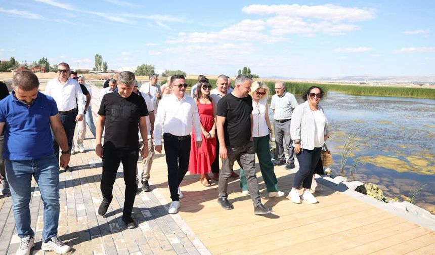 Ertuğrul Çetin Gümüşoluk Göleti’ndeki Çalışmaları Sahada Denetledi
