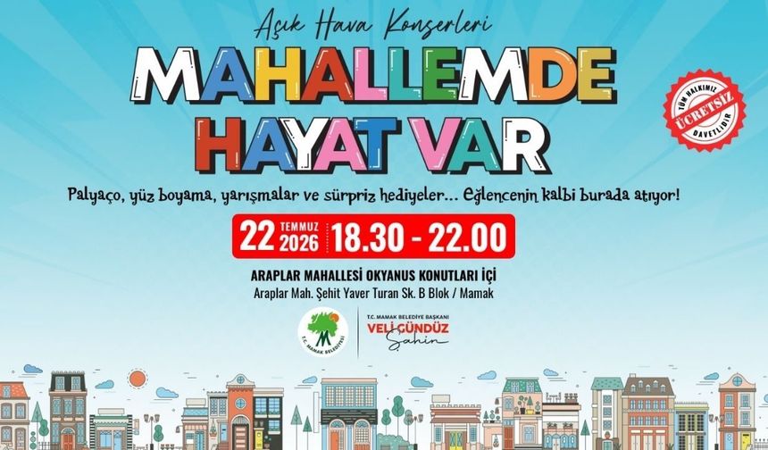 Mamak'ta Yaz Akşamları Konserlerle Renklenecek