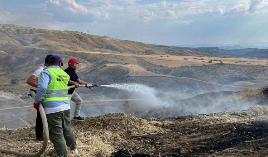 Nallıhan'da Çıkan Arazi Yangını Büyümeden Kontrol Altına Alındı