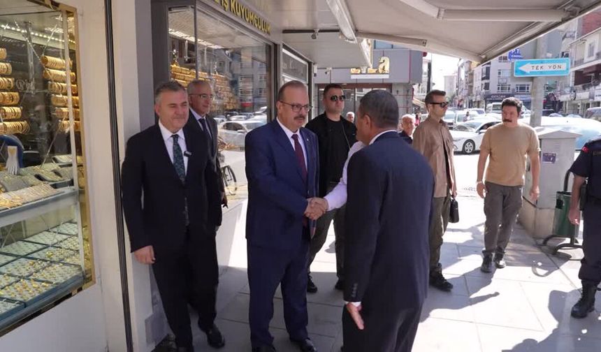 Vali Canbolat Çubuk’ta Projeleri İnceledi, Esnafla Görüştü