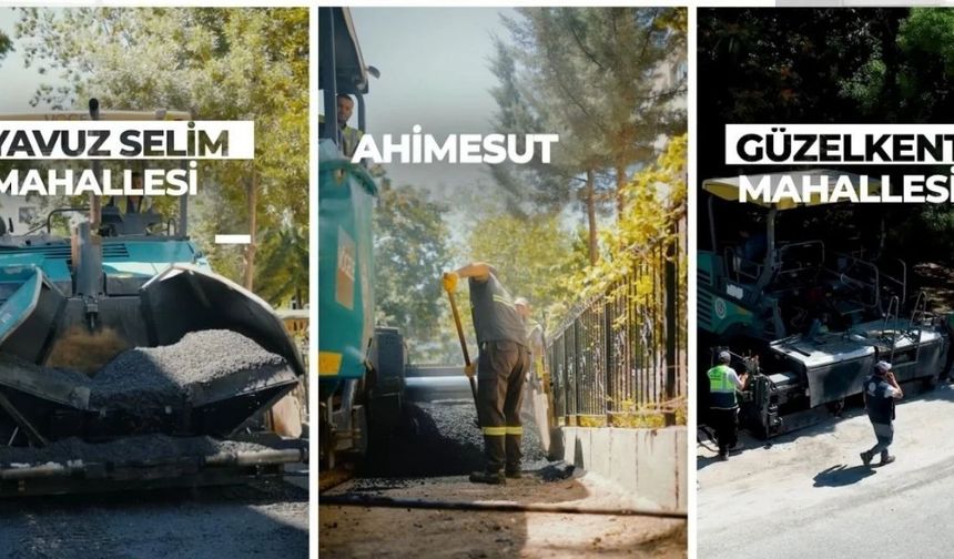 Etimesgut'ta Asfalt Çalışmaları İlçe Geneline Yayılıyor