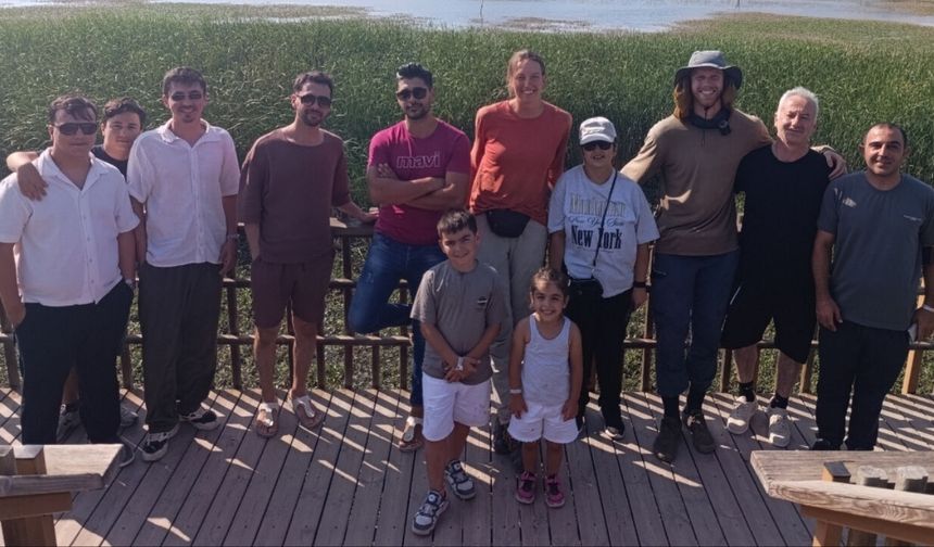 Hollandalı Turistler Nallıhan Kuş Cenneti’ni Ziyaret Etti