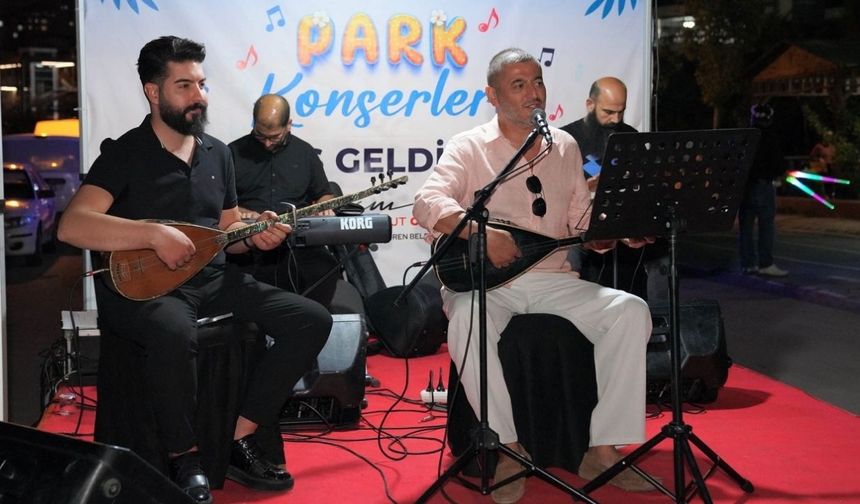 Keçiören’de Park Konserleri Nursultan Nazarbayev Parkı’nda Devam Ediyor