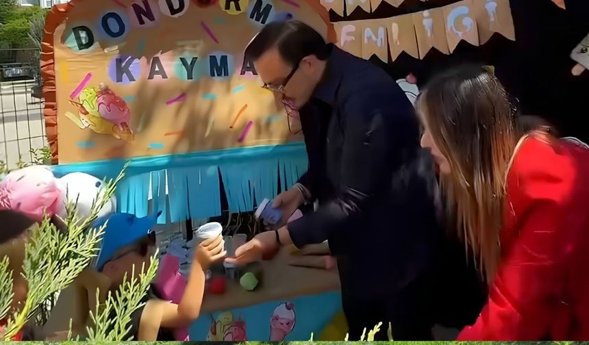 Sincanlı Minikler Dondurma Şenliğinde Buluştu