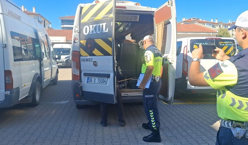 Beypazarı’nda Öğrenci Servislerine Denetim