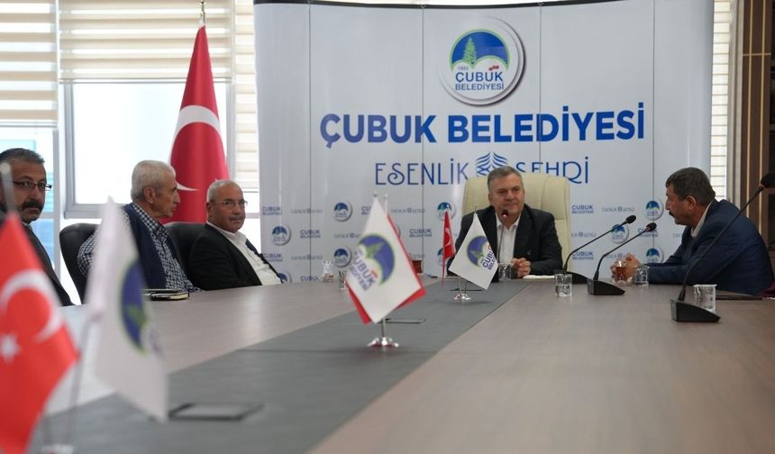 Çubuk’ta STK ve Oda Temsilcilerinden Başkan Demirbaş’a Ziyaret