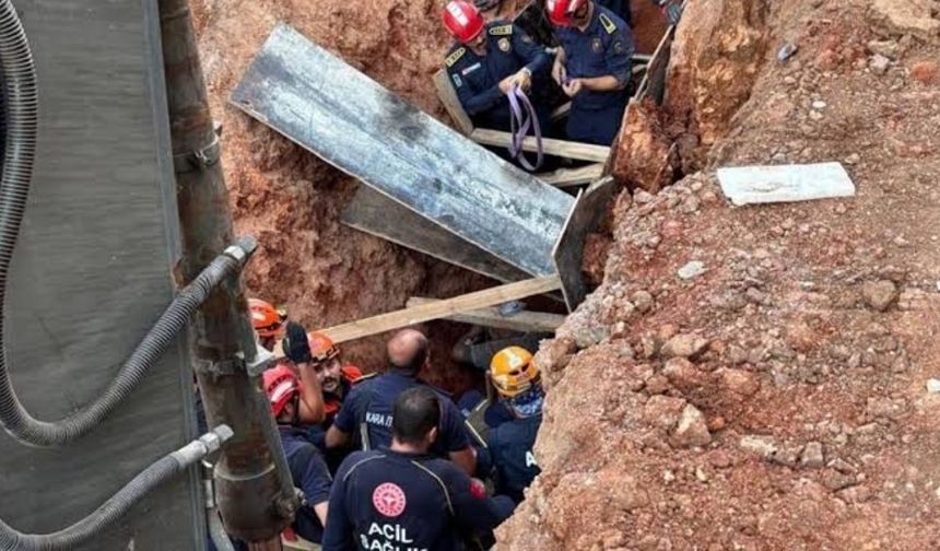 Gölbaşı’nda İnşaat Sahası Göçtü: Toprak Altında Kalan İşçi Yaralandı