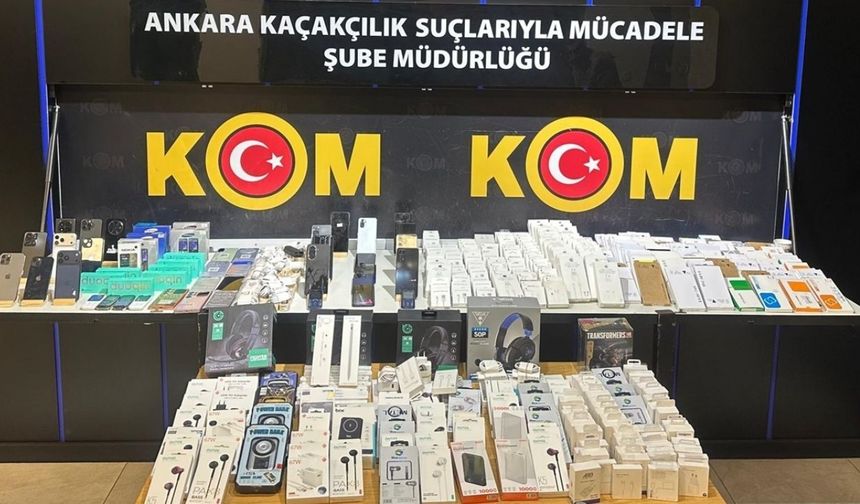 Polatlı'da Kaçak Cep Telefonu Operasyonu: 4 Şüpheli Gözaltında