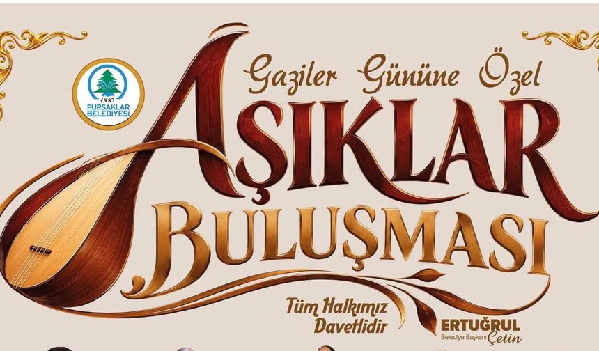 Pursaklar’da Gaziler Günü’ne Özel Âşıklar Buluşması
