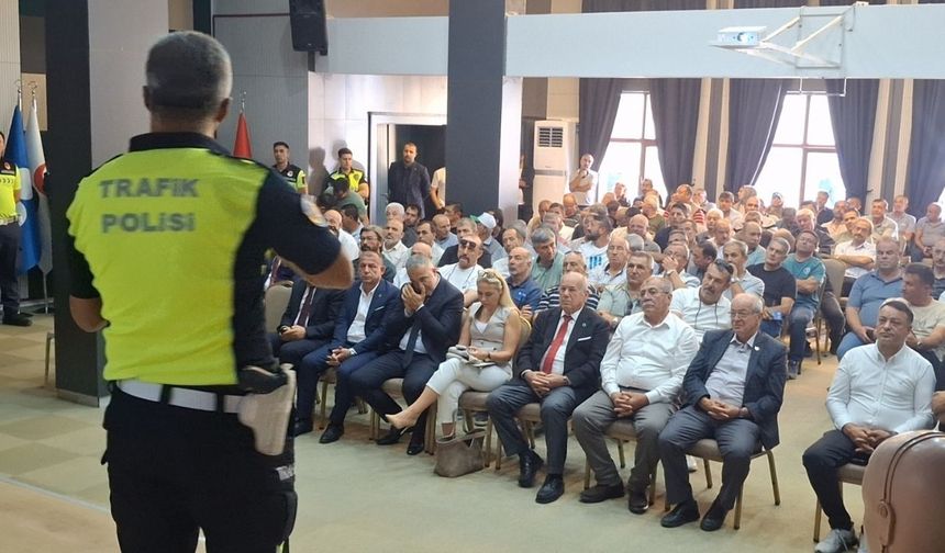 Şoför Esnafı Beypazarı'nda Güvenli Sürüş Eğitimi için Bir Araya Geldi