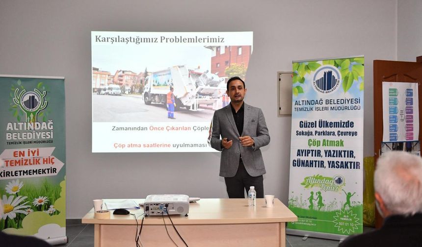 Altındağ’da Temizlik Seferberliğine Eğitim Desteği: Karapürçek’te Çevre Semineri