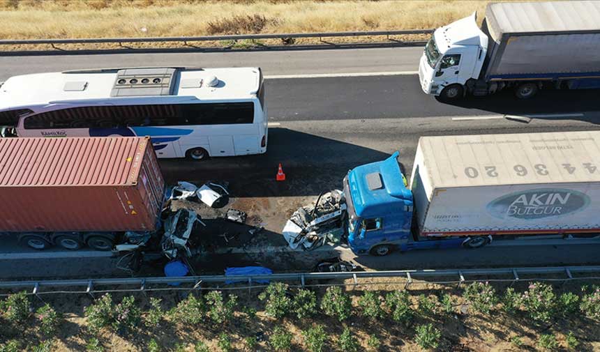 Gaziantep Tag Otoyolunda Geci Kaza