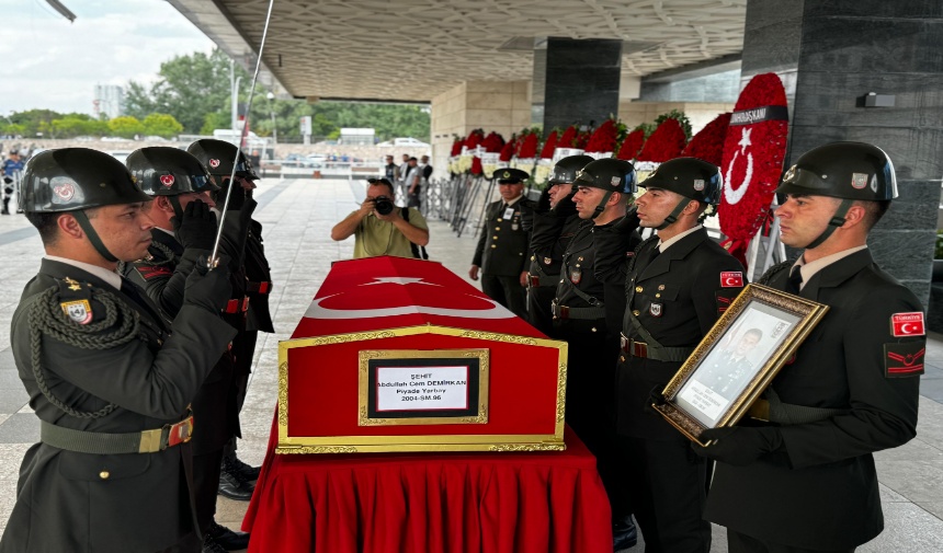 Şehit Yarbay Demirkan, Ankara’da Yapılan Törende Uğurlandı Görsel 2