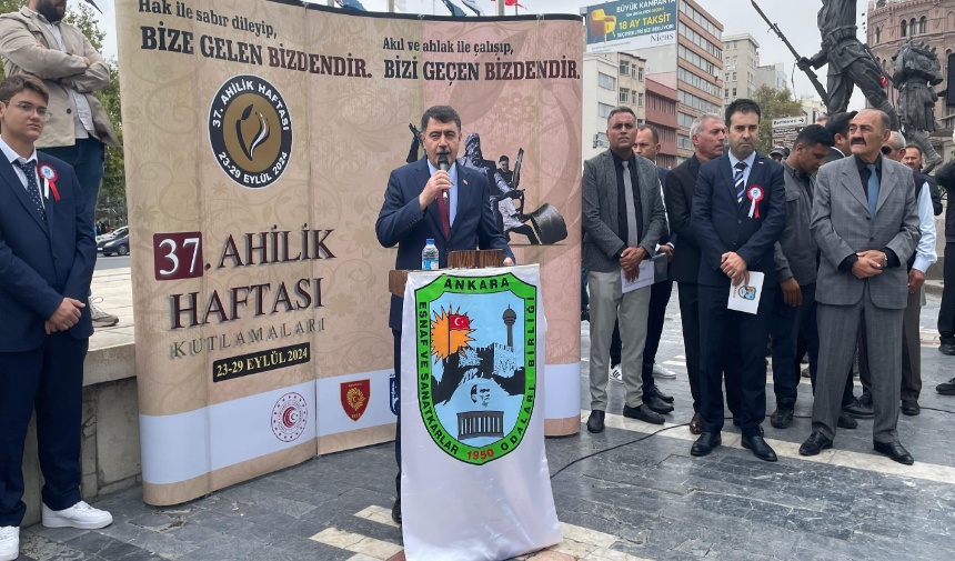 Ahilik Haftası Kutlamaları Ankara’da Coşkuyla Başladı Vasi̇p Şahi̇n