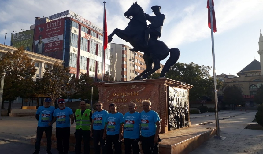 Emekli Astsubaylar Hakları Için Ankara'ya Yürüyor Görsel 2