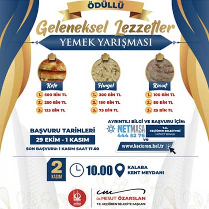 Ödüllü Yemek Yarışması