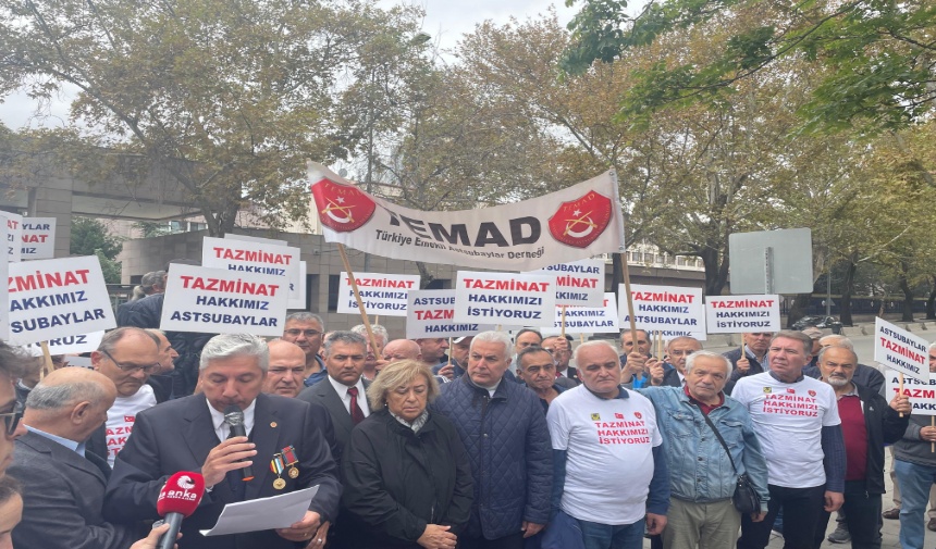 Temad, Milli Savunma Bakanlığı Önünde Haklarını Arıyor Görsel 2