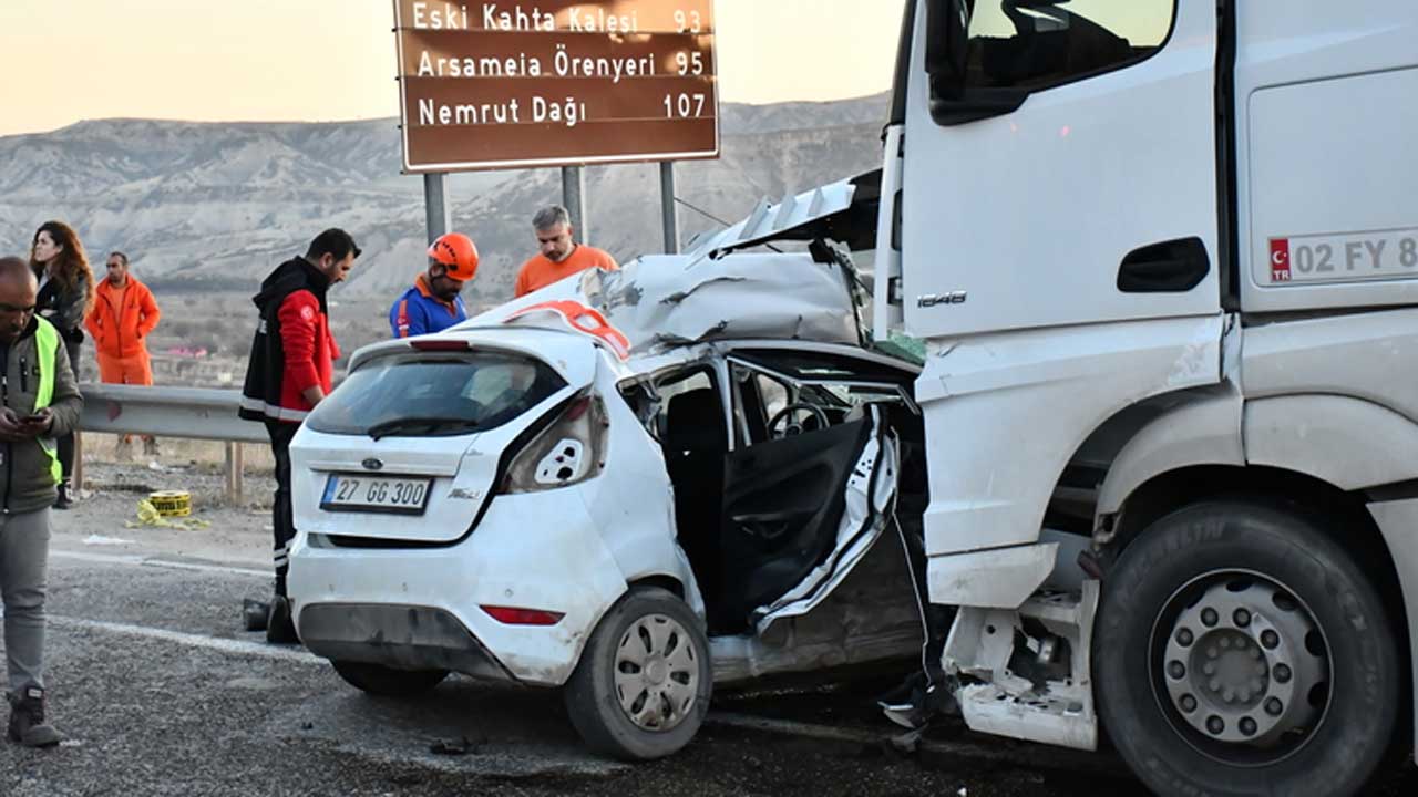 Adıyamanda Kaza Bir