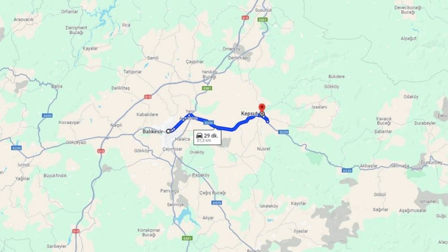 Balıkesir’de Arazide Başlayan Yangın Ormana Sıçradı 2