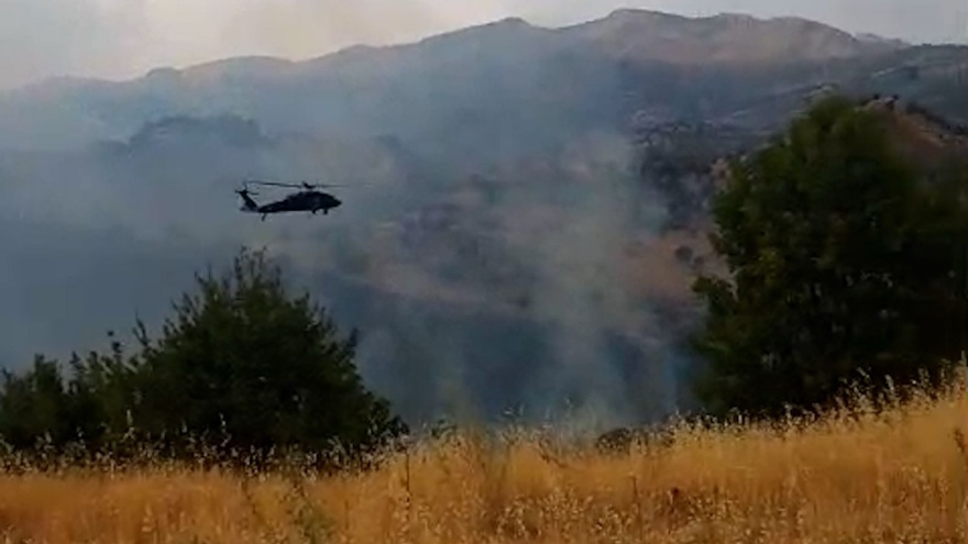 Adıyaman'da Çıkan Orman Yangını Kısa Sürede Söndürüldü 2 (1)