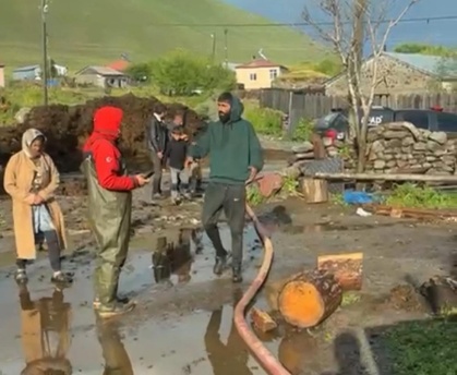 Ardahan’ın Göle İlçesinde Şiddetli Sağanak Sele Yol Açtı 2