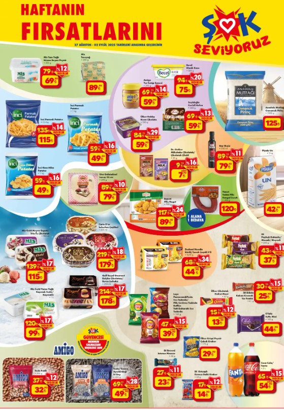27 Ağustos ŞOK kataloğu