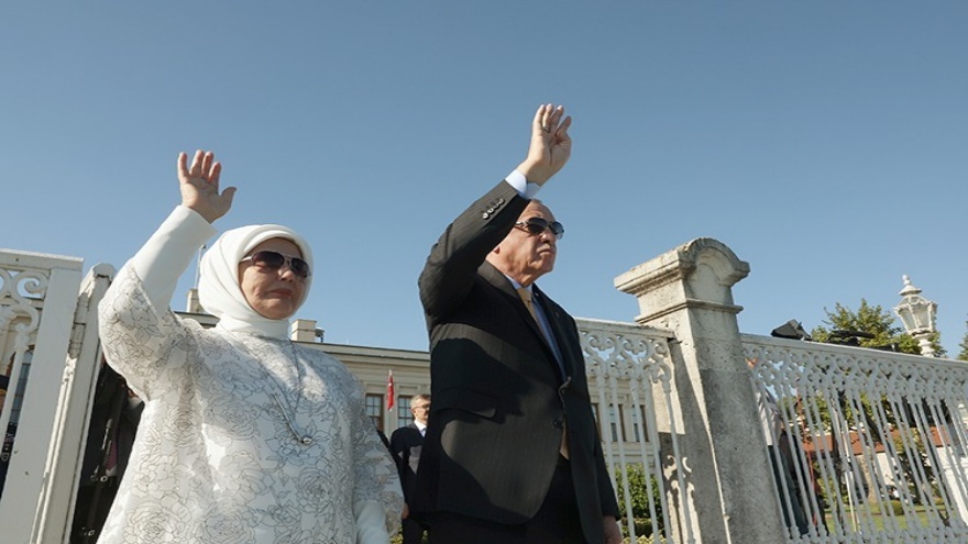 Erdoğan, Teknofest Mavi Vatan Töreninde Türk Donanmasını Selamladı2