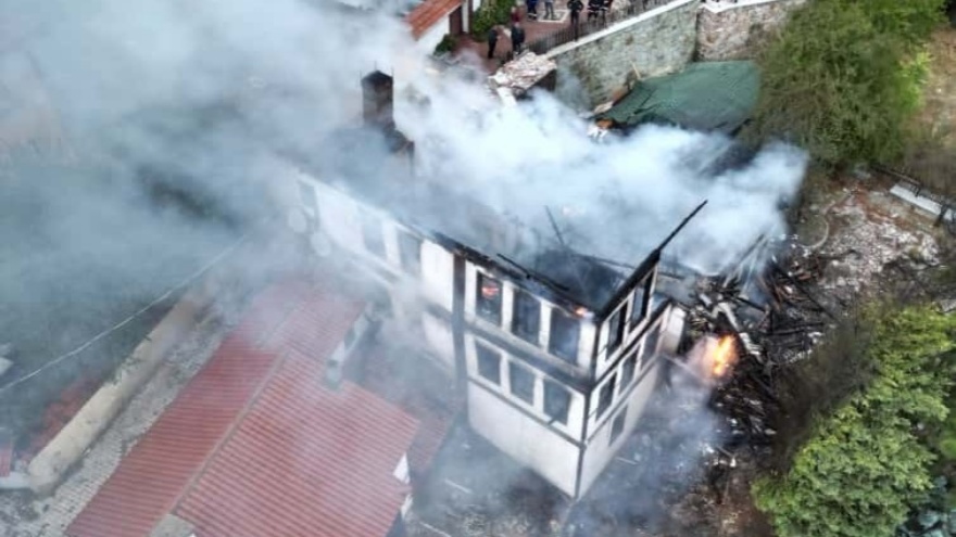Bolu’daki Tarihi Konak Yangında Kullanılamaz Hale Geldi2