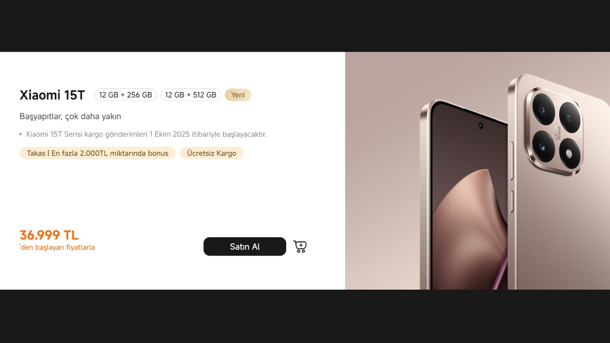 Xiaomi 15T Serisi Turkiye Fiyati 2