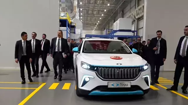 Togg’un Limuzin Modeli İlk Kez Görücüye Çıktı! Cumhurbaşkanı Erdoğan Törene Böyle Geldi