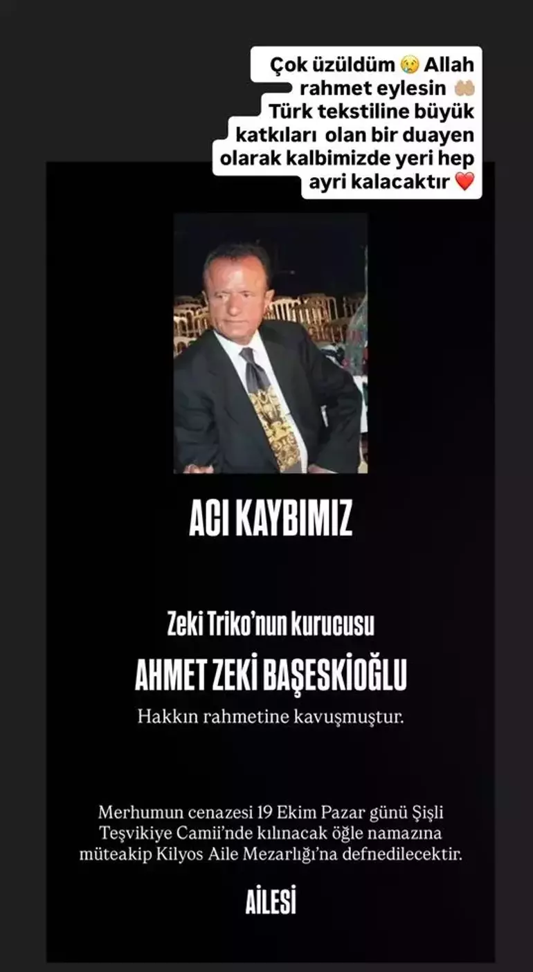 Zeki Triko’nun Efsane İsmi Zeki Başeskioğlu Hayatını Kaybetti (1)