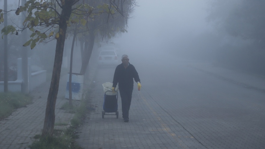 Edirne Keşan’da Yoğun Sis Hayatı Etkiledi