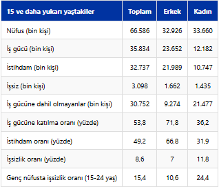 Işsizlik Rakamları 2