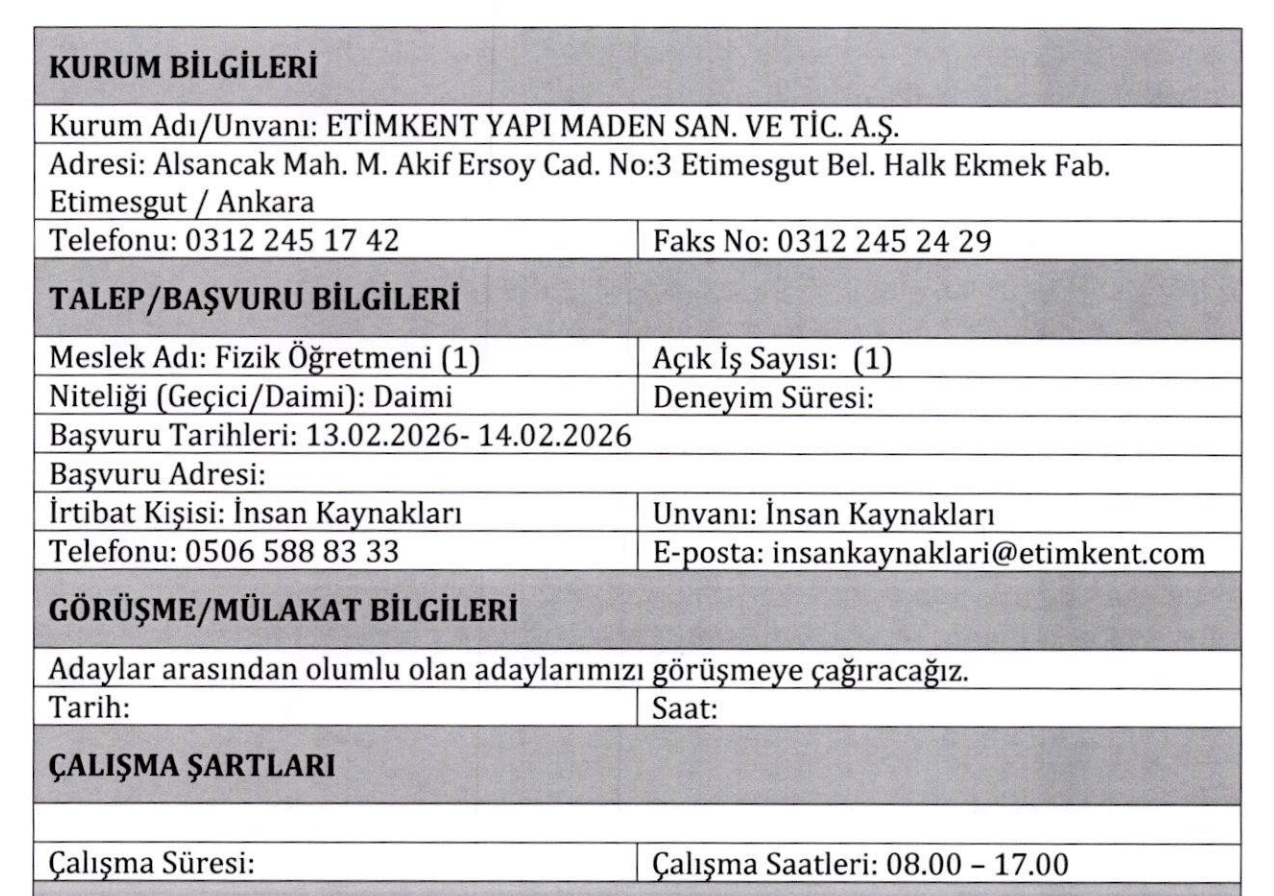 Öğretmen Alımı1