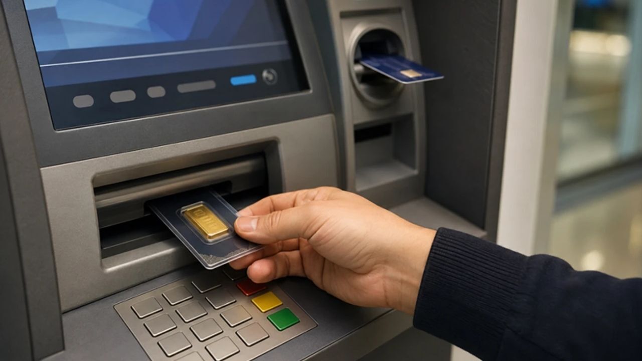 ATM’lerde Fiziki Gram Altın Satışı Başladı